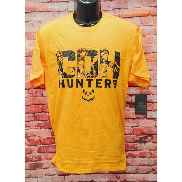 Chengdu Hunters T-Shirt Men's Large Yellow Blizzard Overwatch League Video Game - Picture 1 of 7